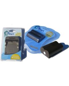 2 Pack - Replacement for Canon EOS 10D Battery + Charger - Compatible with Canon BP-511 Digital Camera Battery and Charger (1400mAh 7.4V Lithium-Ion)