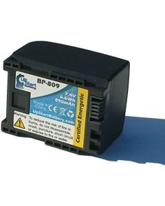 Replacement for Canon Vixia HF21 Battery - Compatible with Canon BP-809 Digital Camcorder Battery (Decoded 890mAh 7.4V Lithium-Ion)