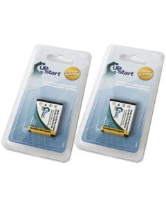 2 Pack - Replacement for Sanyo Xacti VPC-T1495 Battery - Compatible with Sanyo DS5370 Digital Camera Battery (800mAh 3.7V Lithium-Ion)