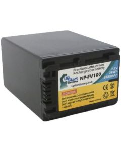 Replacement for Sony NP-FV100 Digital Camera Battery Replacement (3900mAh 7.2V Lithium-Ion) - Compatible with Sony DCR-HC32 HDR-CX220 HDR-CX190 DCR-SX85 NEX-VG30 HXR-NX30U NEX-VG900 HDR-CX430V
