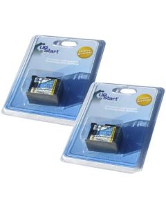 2 Pack - Replacement for Canon FS100 Battery - Compatible with Canon BP-808 Digital Camcorder Battery (Decoded 890mAh 7.4V Lithium-Ion)