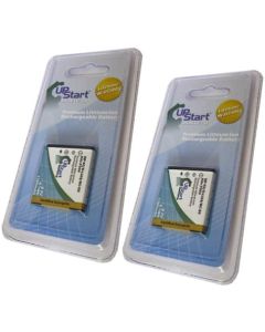 2 Pack - Replacement for Fujifilm NP-50A Battery - Compatible with Fujifilm NP-50 Digital Camera Battery (1100mAh 3.7V Lithium-Ion)