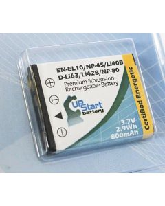 Replacement for Coolpix S3000 Battery - Compatible with EN-EL10 Digital Camera Battery (800mAh 3.7V Lithium-Ion)