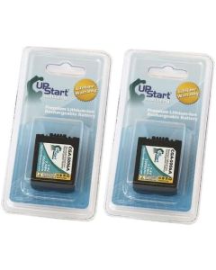 2 Pack - Replacement for Leica BP-DC5-U Battery - Compatible with Leica BP-DC5 Digital Camera Battery (1000mAh 7.4V Lithium-Ion)