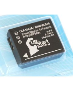 Replacement for Lumix DMC-TZ15GK Battery - Compatible with CGA-S007A Digital Camera Battery (1000mAh 3.7V Lithium-Ion)