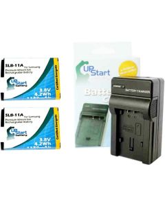 Samsung SLB-11A Battery and Charger Kit Replacement for Samsung Digital Cameras (1130mAh, 3.8V, Lithium-Ion)