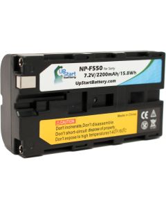Replacement for Sony MVC-FD88 Battery - Compatible with Sony NP-F550 Digital Camera Battery (2200mAh 7.2V Lithium-Ion)