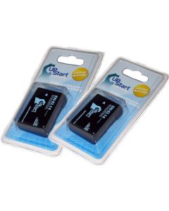 2 Pack - Replacement for MH-24 Decoded Battery - Compatible with EN-EL14 Digital Camera Battery (1350mAh 7.4V Lithium-Ion)