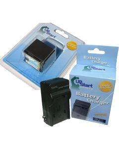 Upstart Battery Replacement BP-819 Replacement Battery and Charger for Canon VIXIA HF10 HF100 HF11 HG20 HG21 HG30 HF S10 HF S100 HF S11 HF20 HF21 HF200 Camcorders
